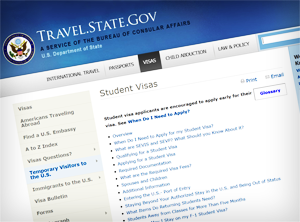State Department and Student Visas
