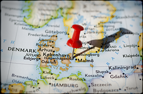 Denmark Map