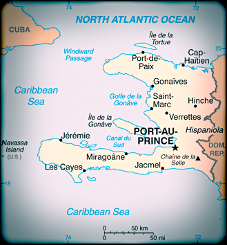 Map of Haiti