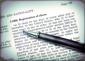 registration of illegal immigrants
