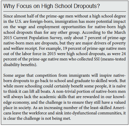Why Focus on High School Dropouts?